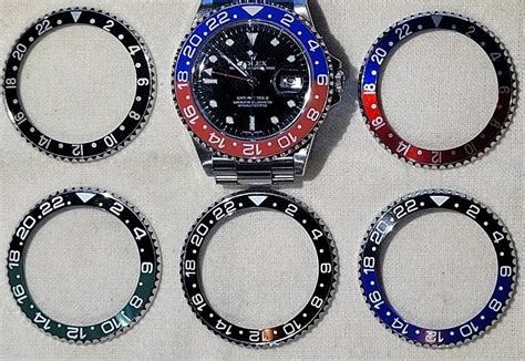 rolex gmt ii bezel insert|remove bezel from Rolex gmt.